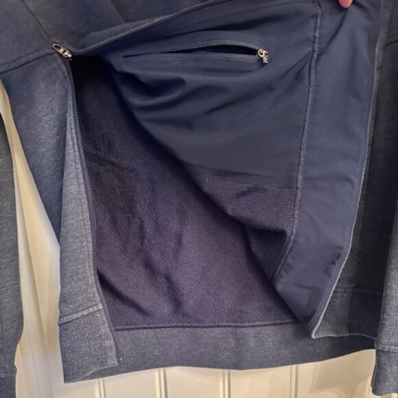 Lululemon Athletica Men's City Crewneck Pullover - Size Medium, Blue - Excellent - Picture 2 of 4